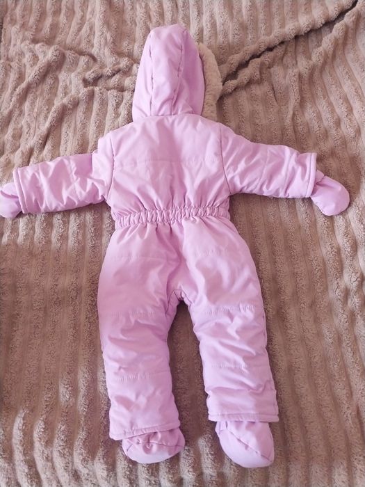 Зимовий комбінезон на дівчинку 74р.