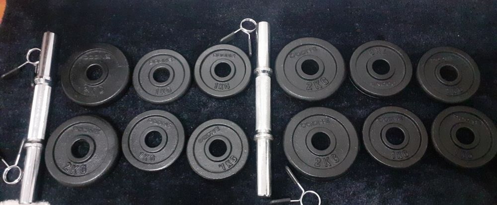 Kit de 2 halteres musculação