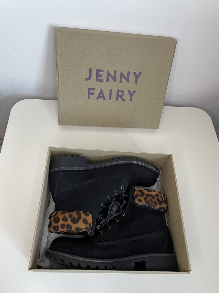 Botki trapery damskie na zime Jenny Fairy 39