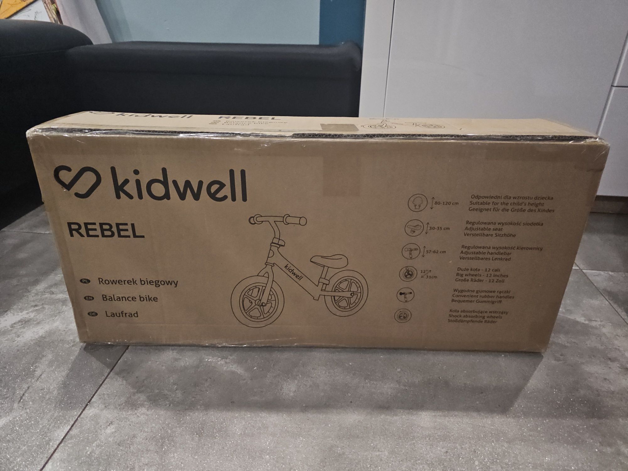 Rowerek biegowy Kidwell Rebel Nowy