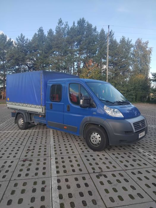 Fiat Ducato 2.3 D, dubel kabina, brygadowka. 1 wlasc. Salon Polska