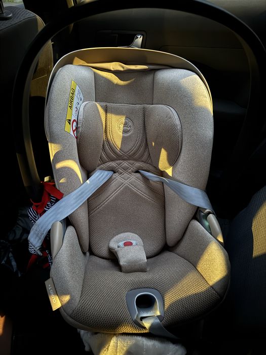 Fotelik cybex cloud T plus cozy beige