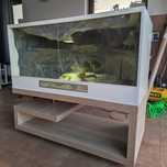 Terrarium dla agamy 120cm60cm60cm z szafką 120cm60cm45cm