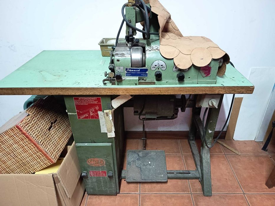 Máquina de facear SAGITTA – Somacal (trifásica, a funcionar)