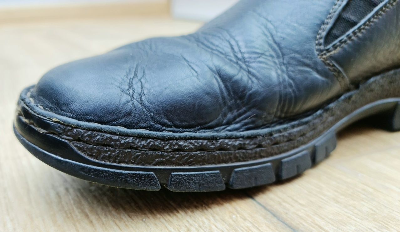 Продам туфли Rieker чоловічі розмір 41 взуття шкіряне шкіра натуральна