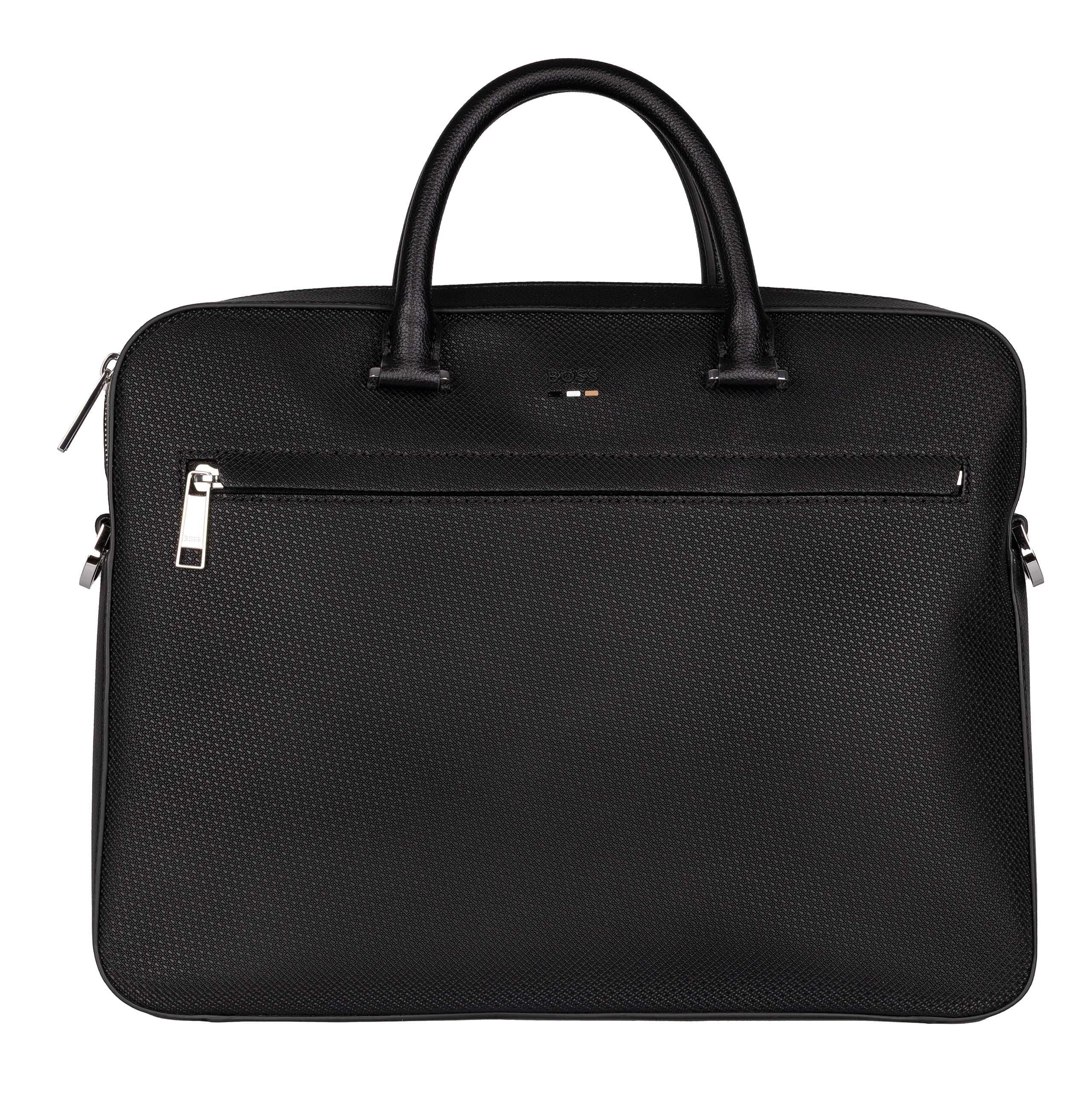HUGO BOSS skórzana torba na laptop doc case