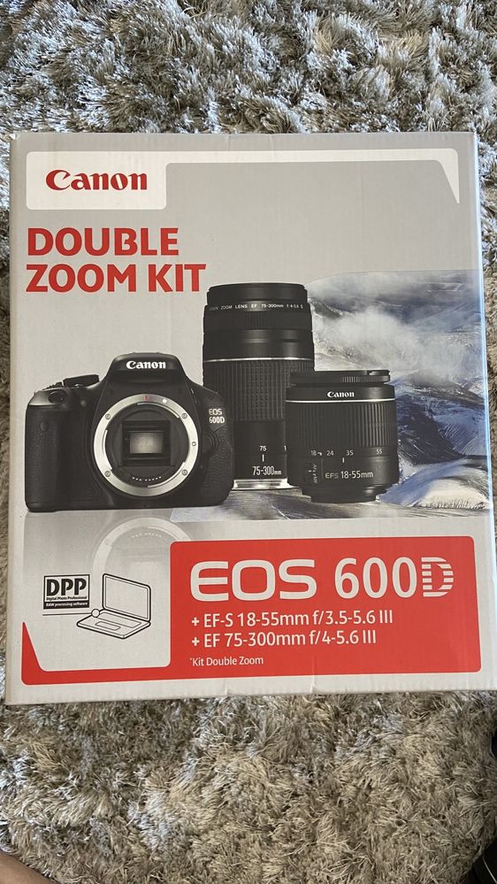 CANON EOS 600D - 2 Objetivas (18-551+75-300 MALA TRANSPORTE-OFERTA