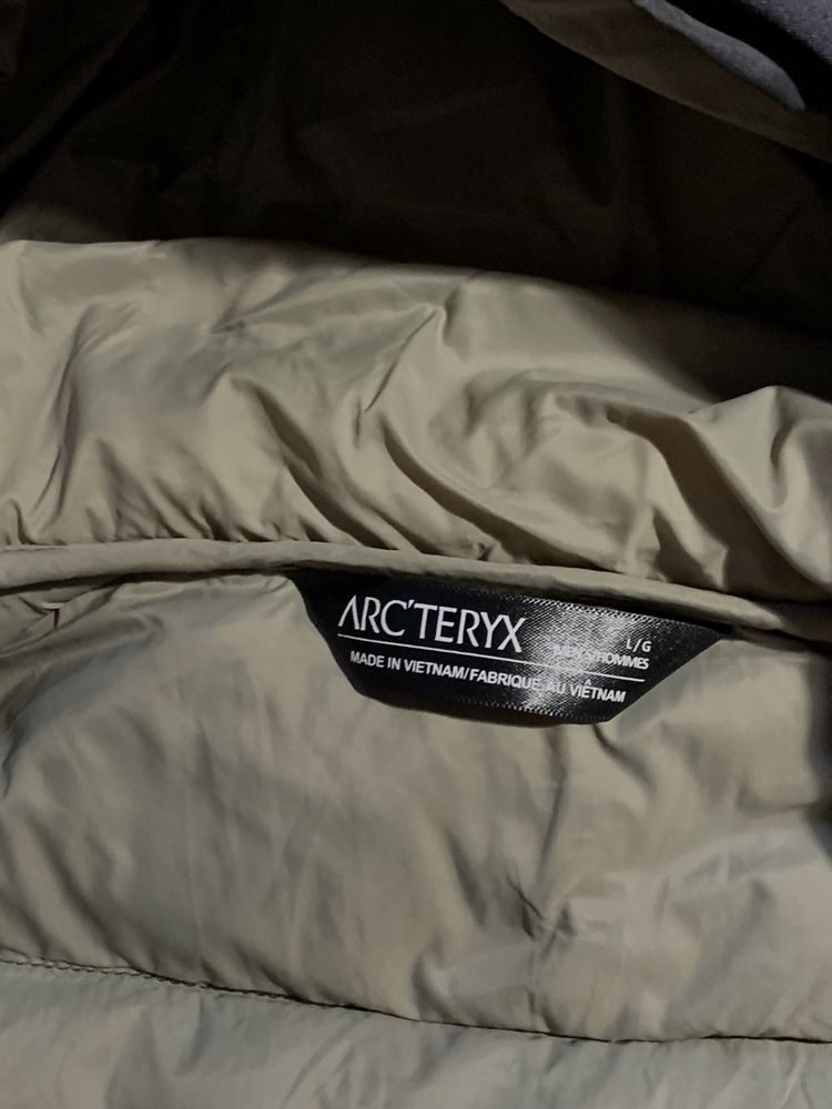 Куртка Arc’teryx Thorium AR мікропуховик артерикс артерікс