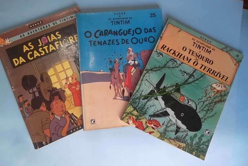 Coleção TINTIM da EDITORA RECORD em capa mole
