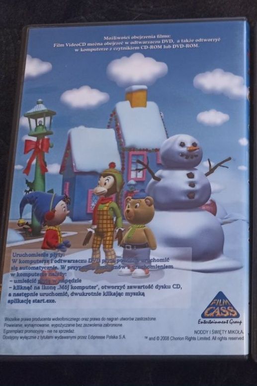 Bajka na DVD Noddy i Święty Mikołaj