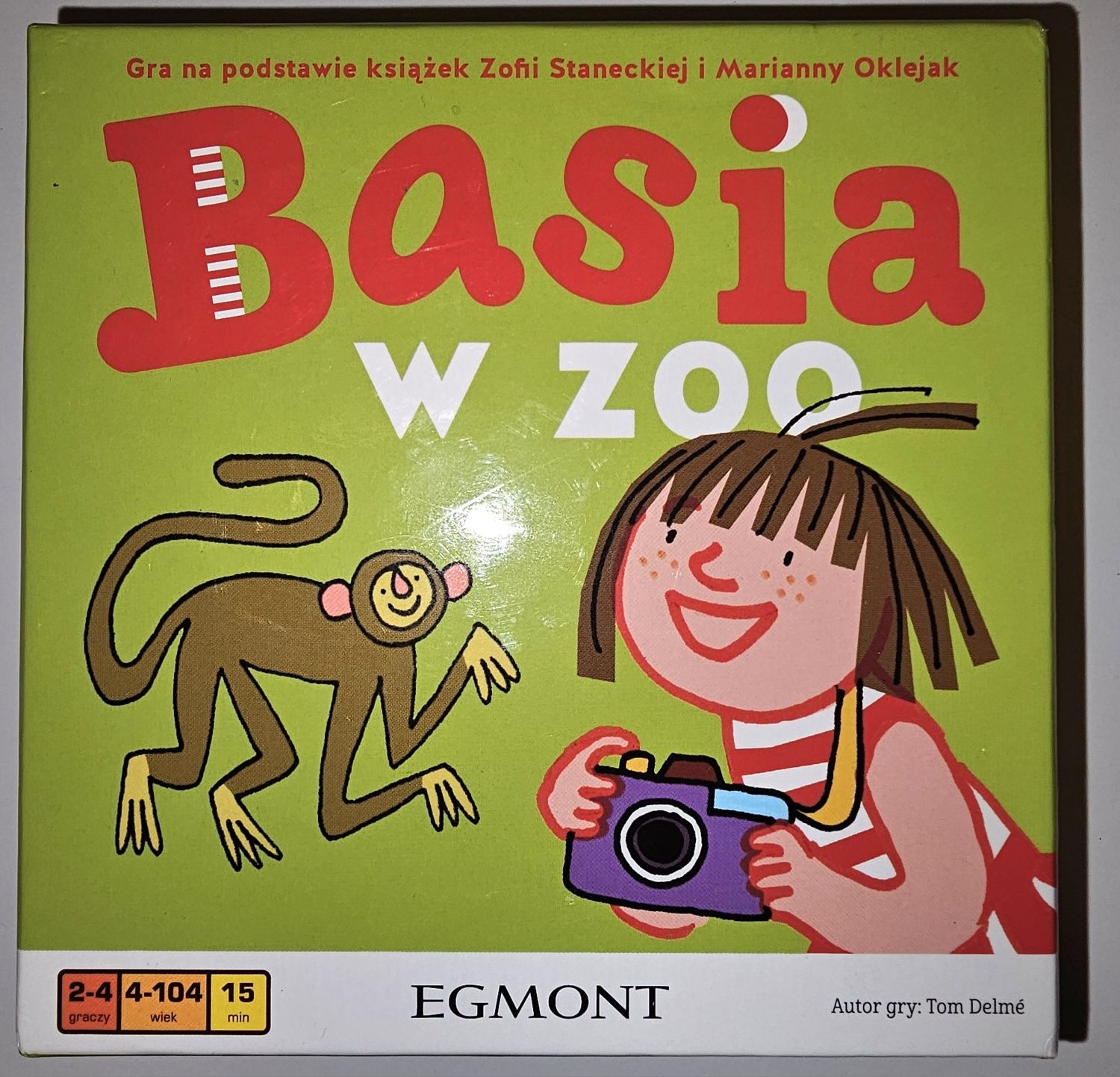 Basia w zoo gra zabawka edukacyjna familijna memory walizeczka