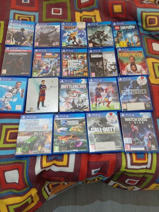 Lote de jogos ps4