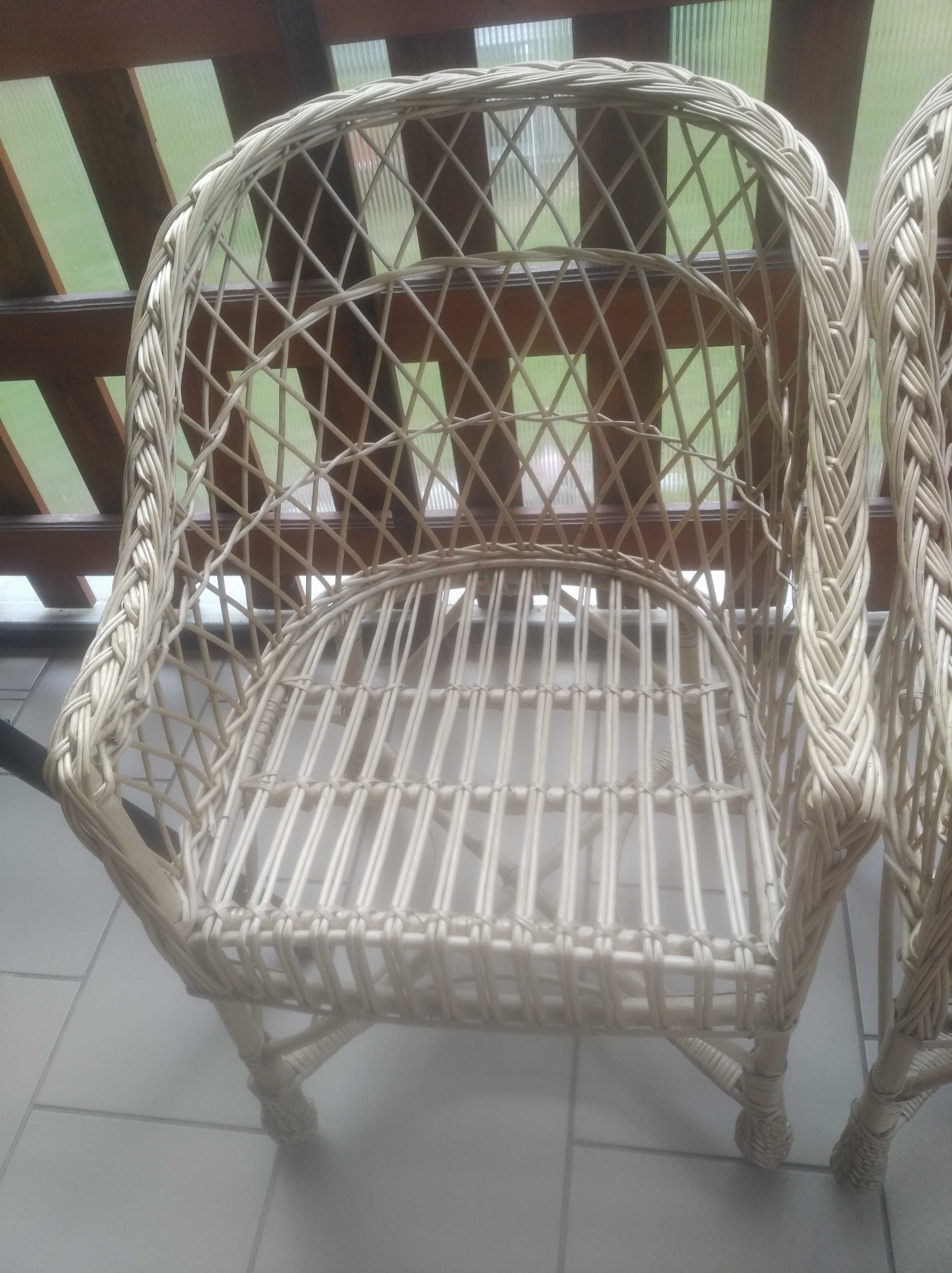 Krzesło wiklinowe fotel rattan technorattan drewniane plastikowe