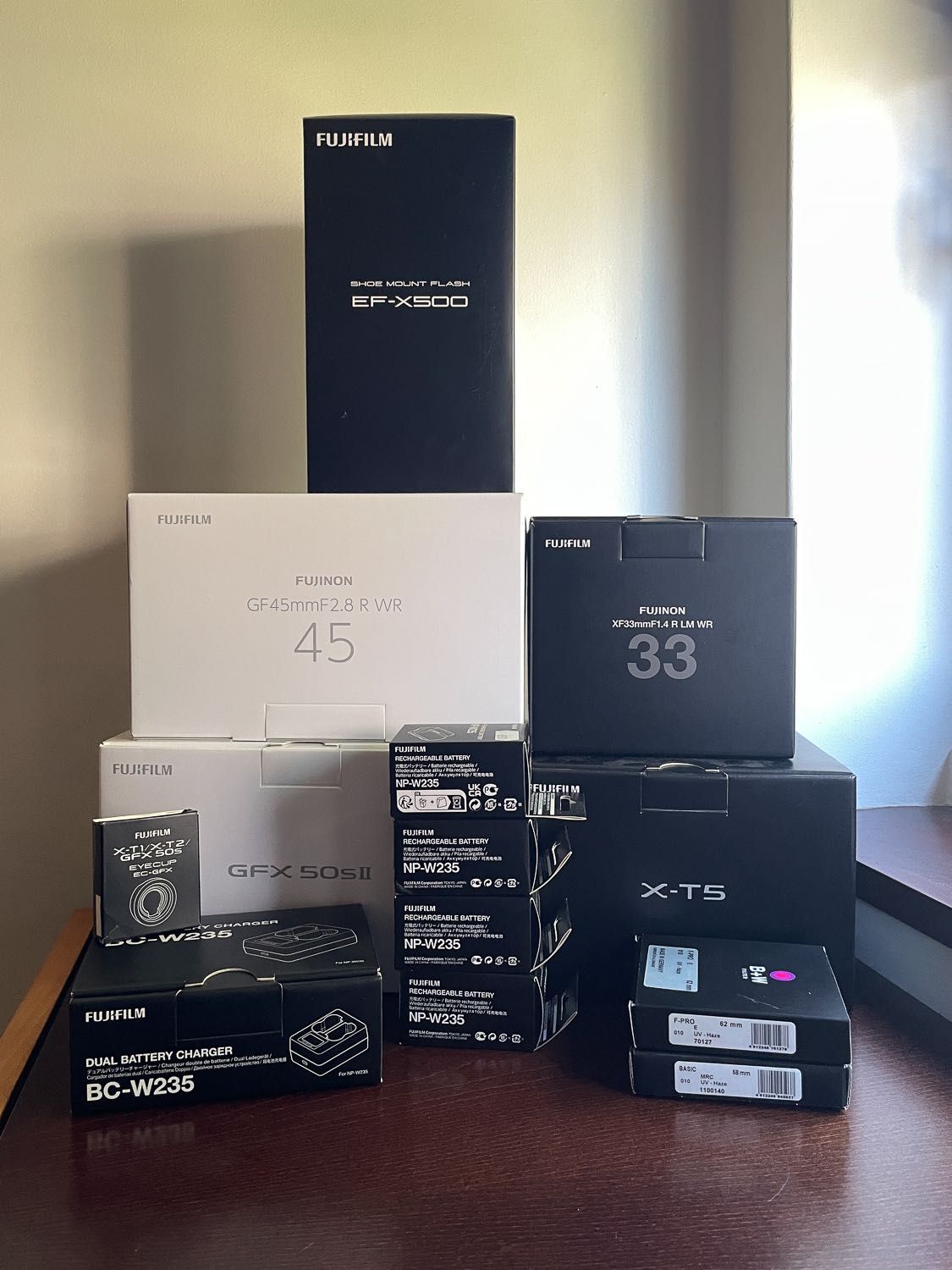 Fujifilm GFX 50s mkII + Fujifilm XT-5 + EXTRAS