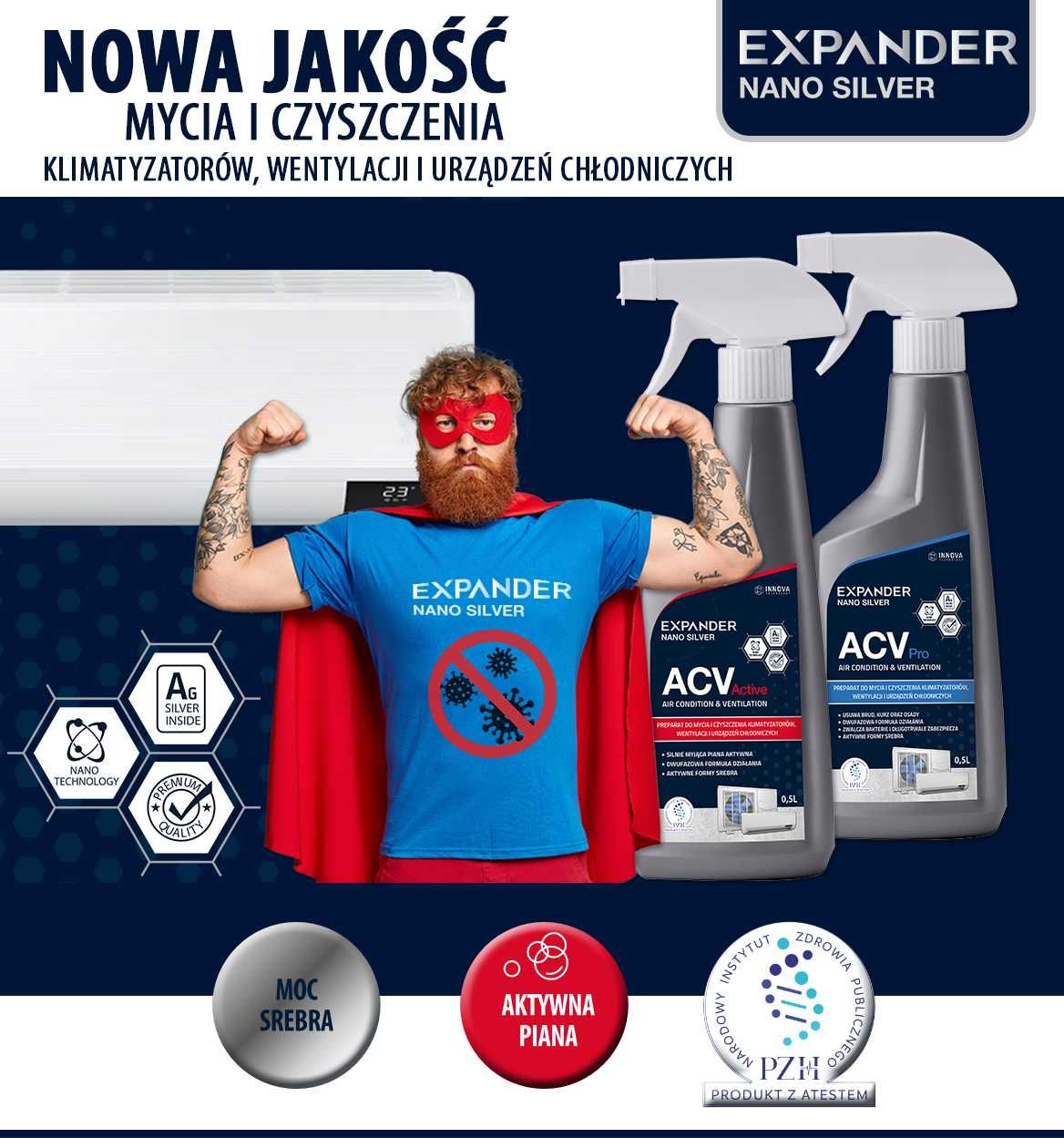 Płyn do czyszczenia EXPANDER NANO SILVER ACTIVE 0,5 L. od ręki!