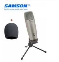 Студийный USB микрофон SAMSON C01U Pro для пения, блога, youtube и др.