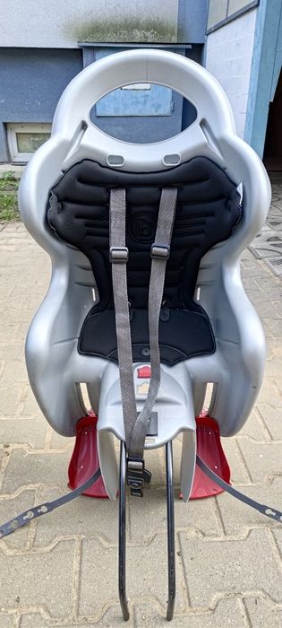 Fotelik rowerowy Bellelli Mr FOX - szary