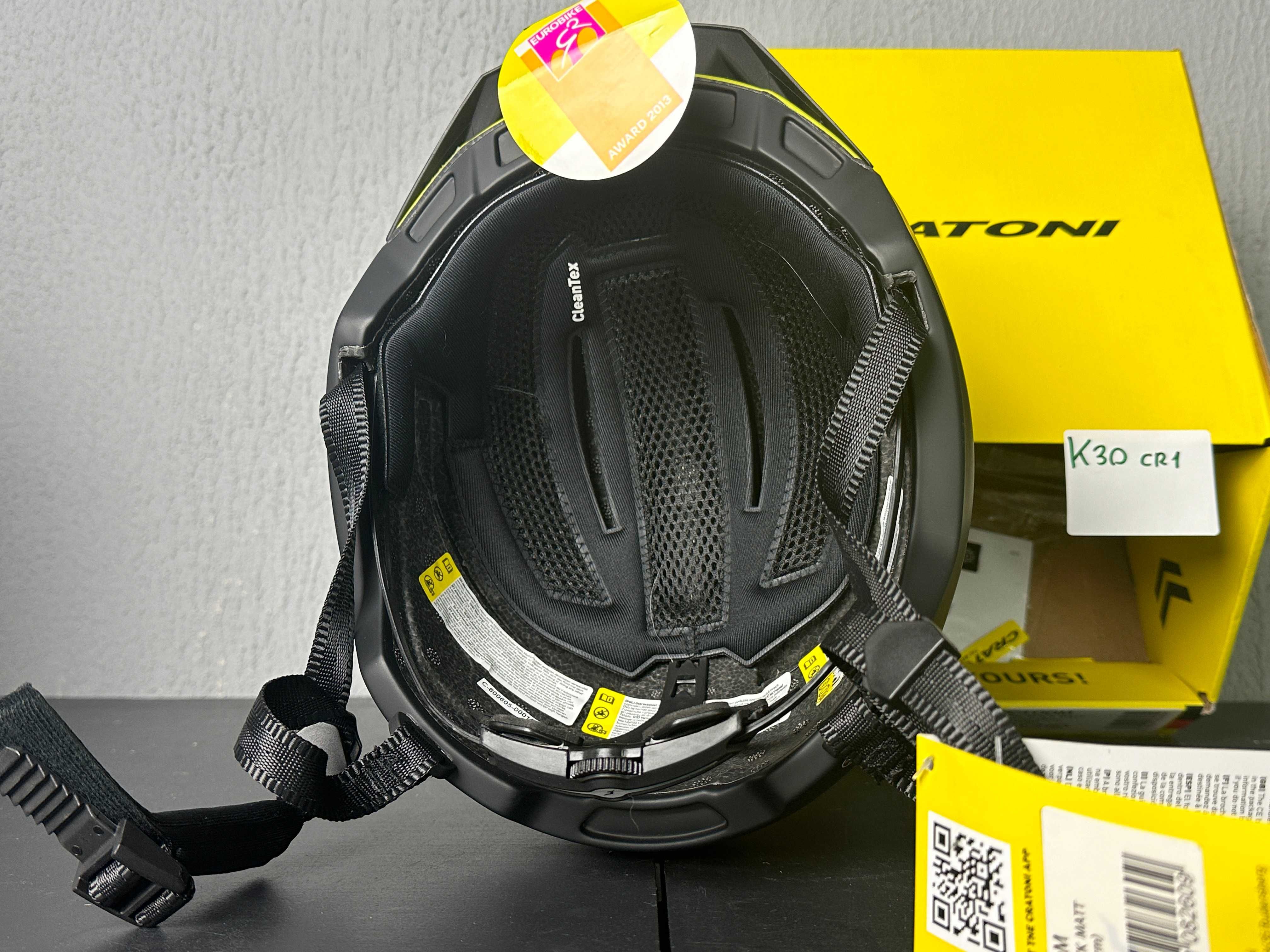 Kask CRATONI C-loom lime-black matt S-M