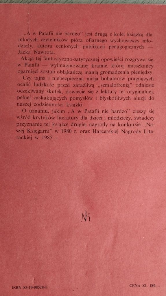 A w Patafii nie bardzo; Jacek Nawrot