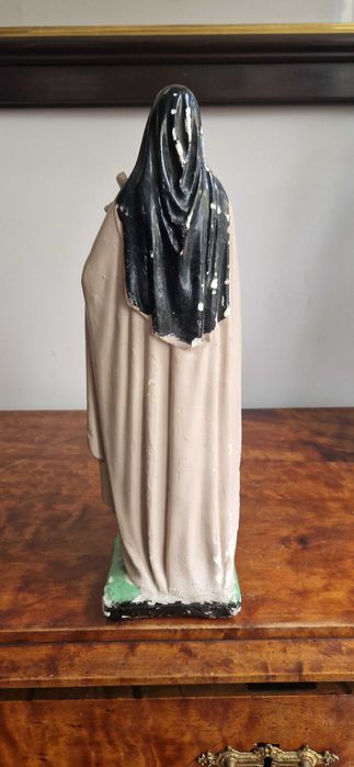 Figura rzeźba sakralna Św. Teresa dewocjonalia antyk