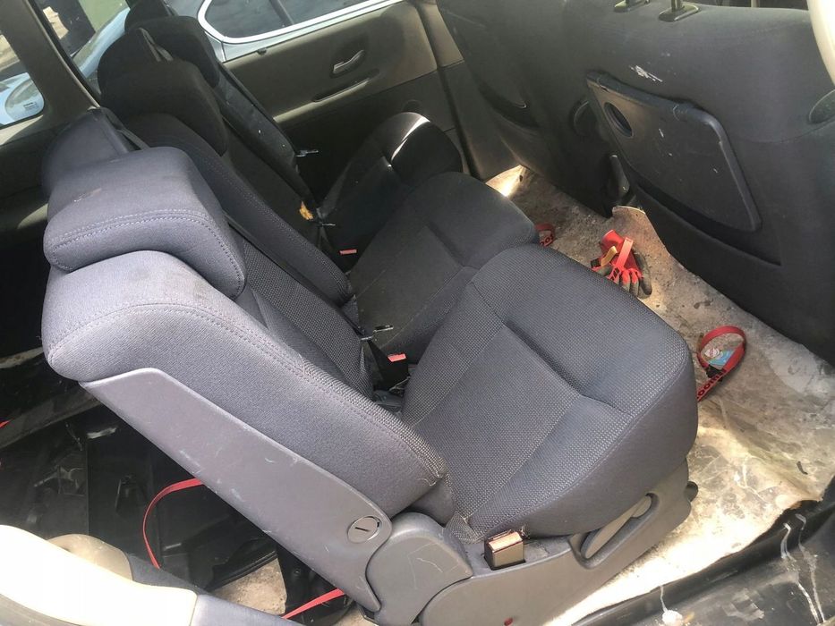 RENAULT ESPACE IV 4 KAMPER fotel pasażera 2 i 3 rząd granatowe przedlift