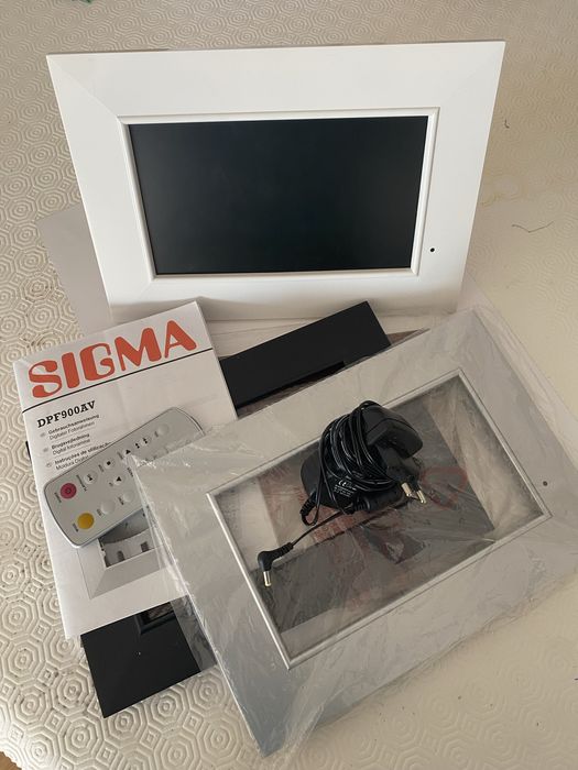 Moldura digital com comando