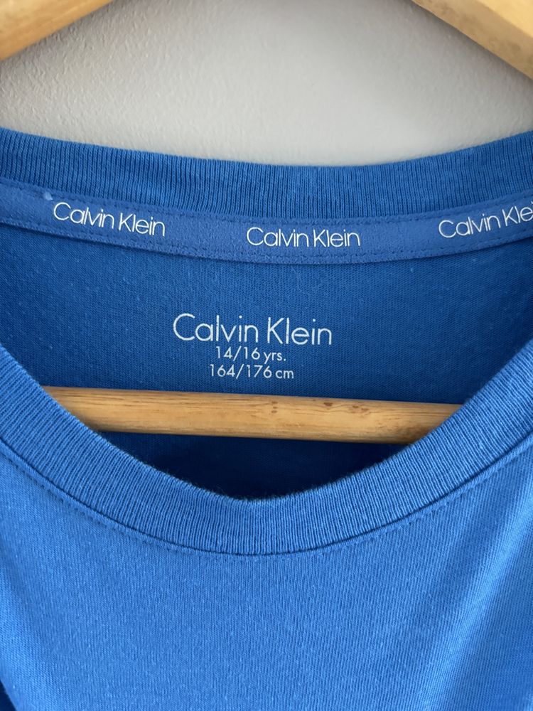 Błękitna oryginalna koszulka Calvin Klein rozmiar S