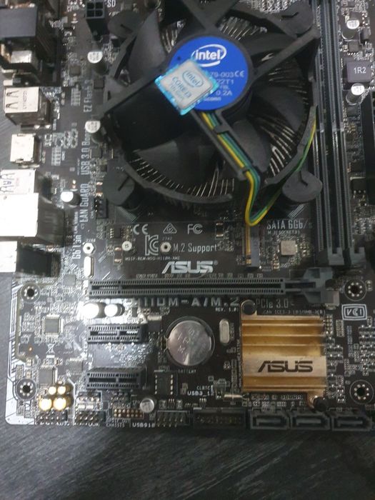 Placa Mãe Asus H110M-A/M.2 + i3 7100 + Cooler