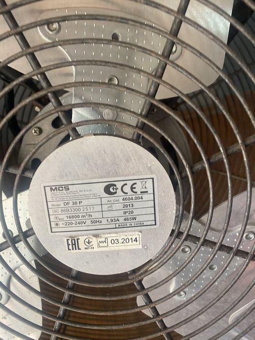 Ventilador industrial Master DF 30 P