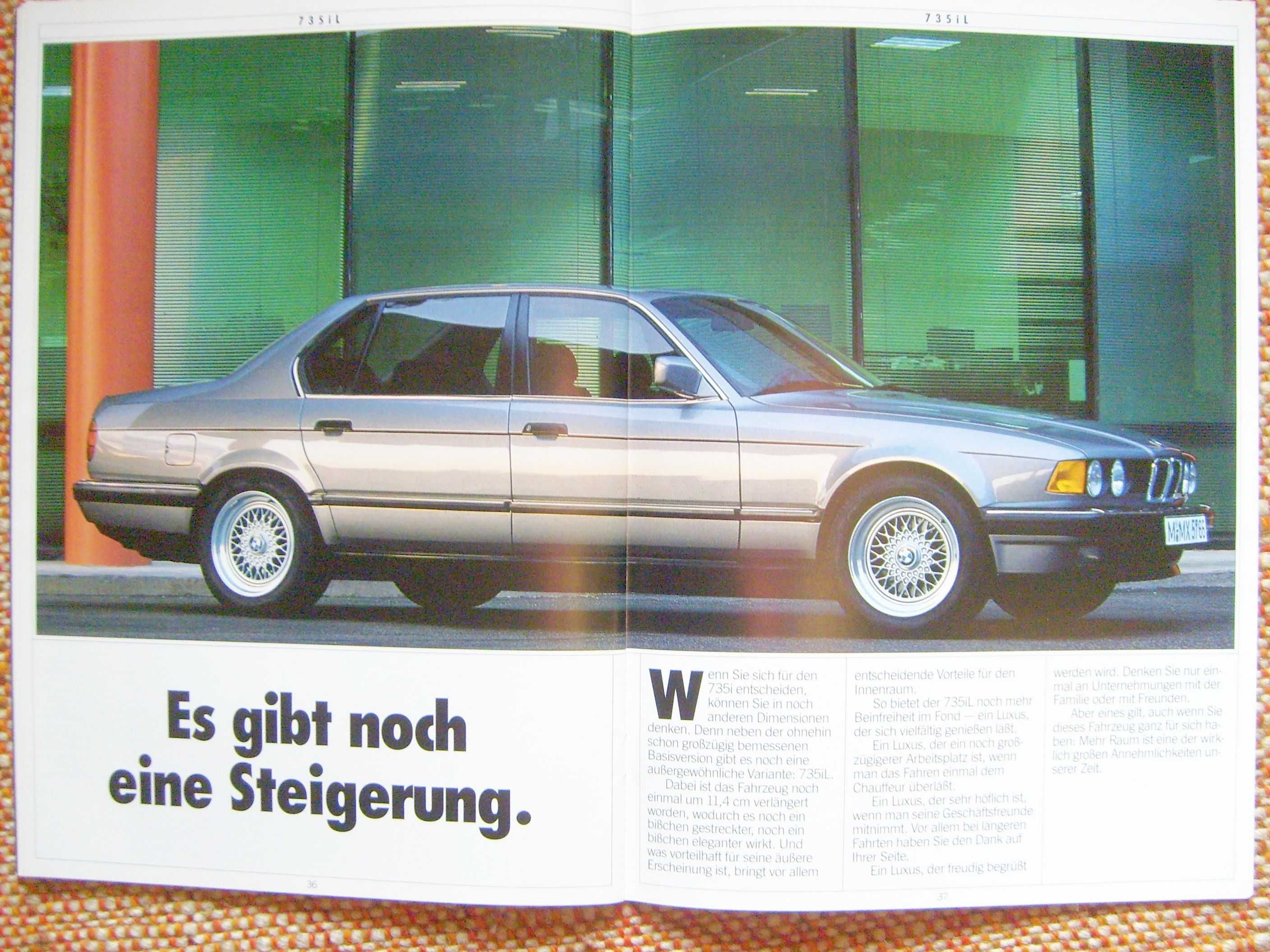 BMW 7 E32 730i 735i 735iL (LANG) - 4 sztuki 1986 + 1987 + 1989 + 1991