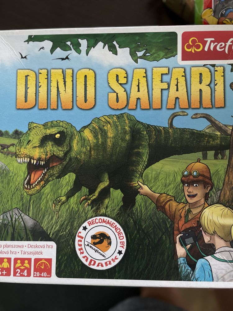 Gra rodzinna safari Dinozaury