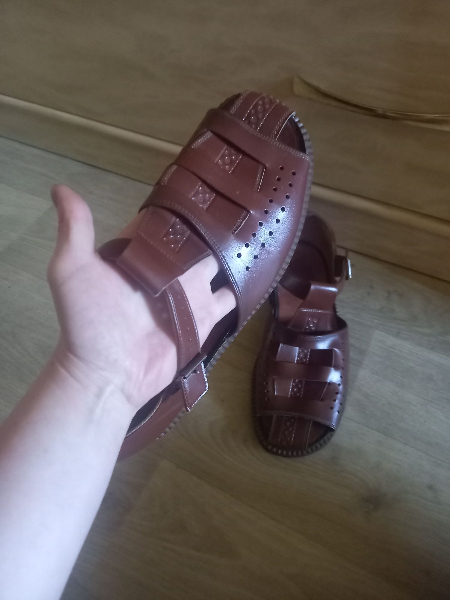 Советские мужские сандалии 26 см.стелька кожаные