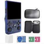 R36 Max Azul Transparente – Consola Retro com +18000 jogos