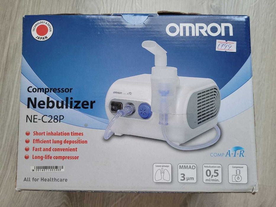 Інгалятор небулайзейр Omron NE-C28P (NE-28P-E) компресорний