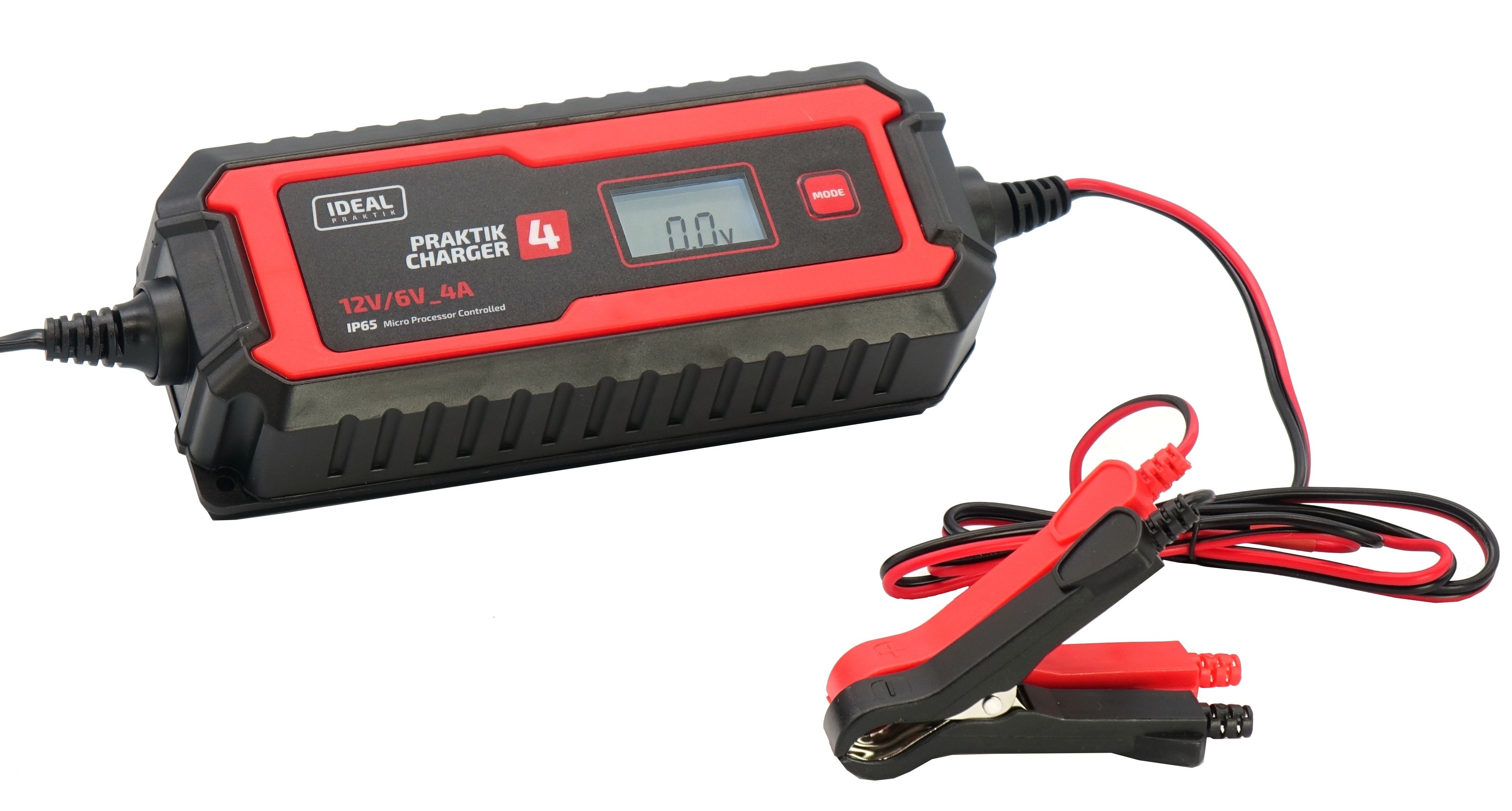 prostownik ideal praktik charger 4 lcd 6/12v automatyczny gel WET AGM