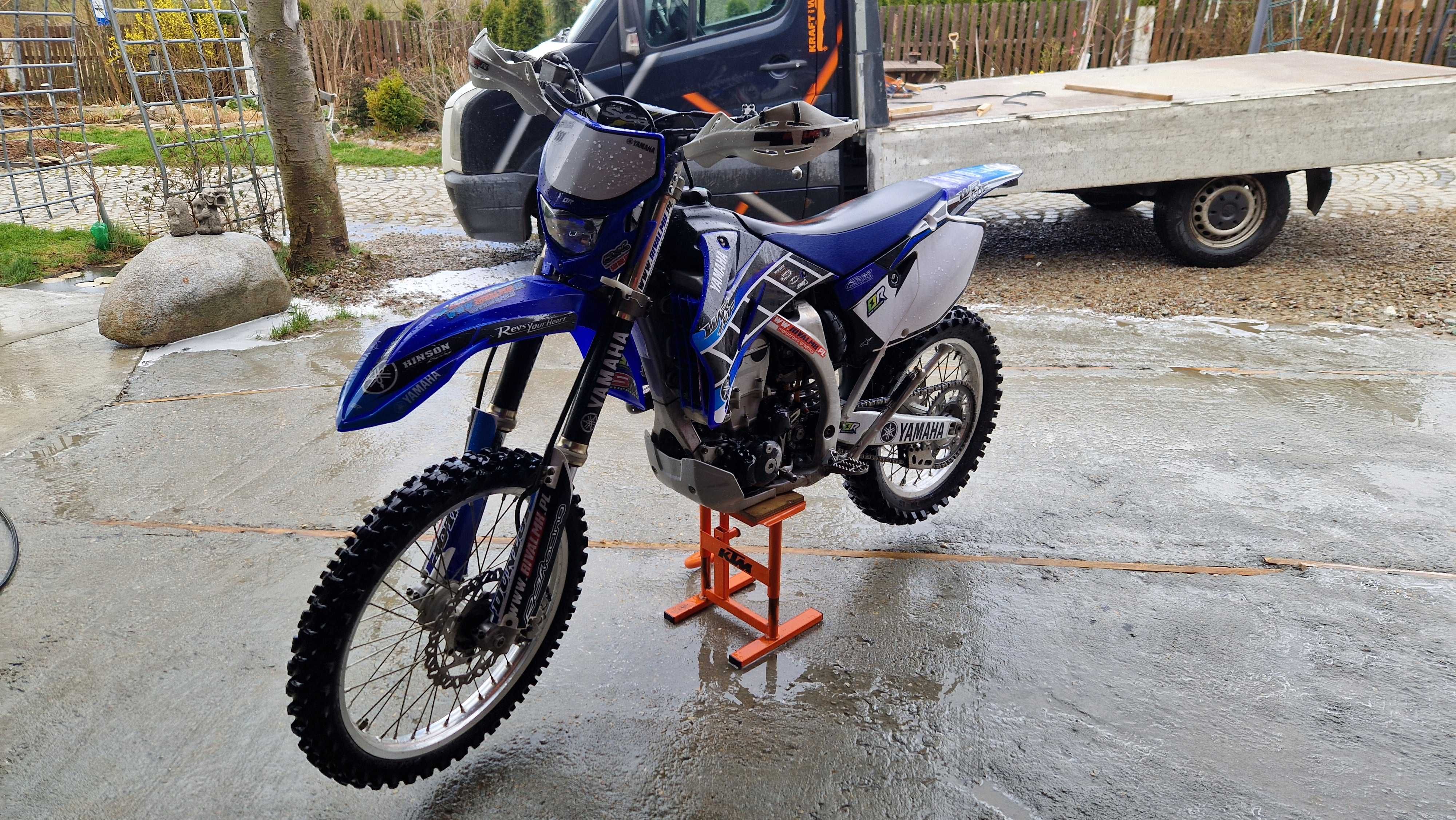 Yamaha wr 450f enduro 2008 zarejstowana