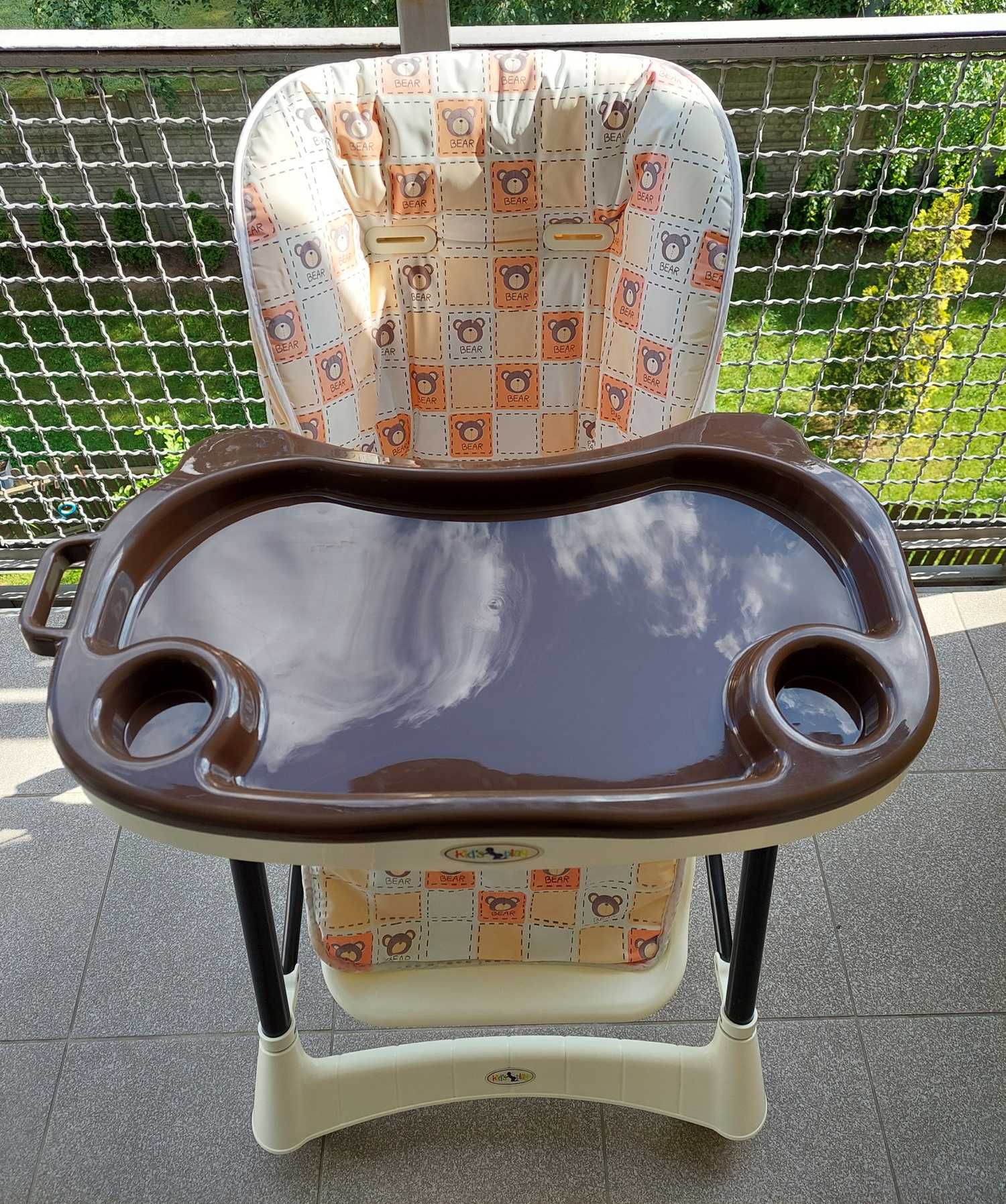 Krzesło fotelik do karmienia dla dzieci mobilne
