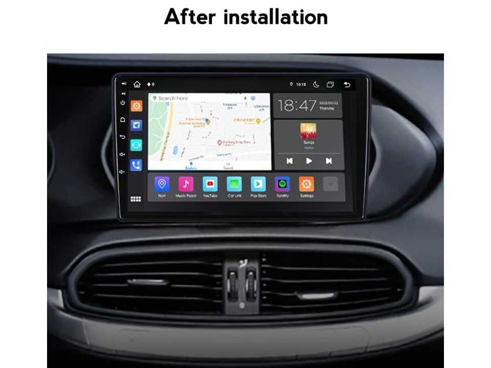 Radio samochodowe Android Fiat Tipo Egea (9") 2016.-2020