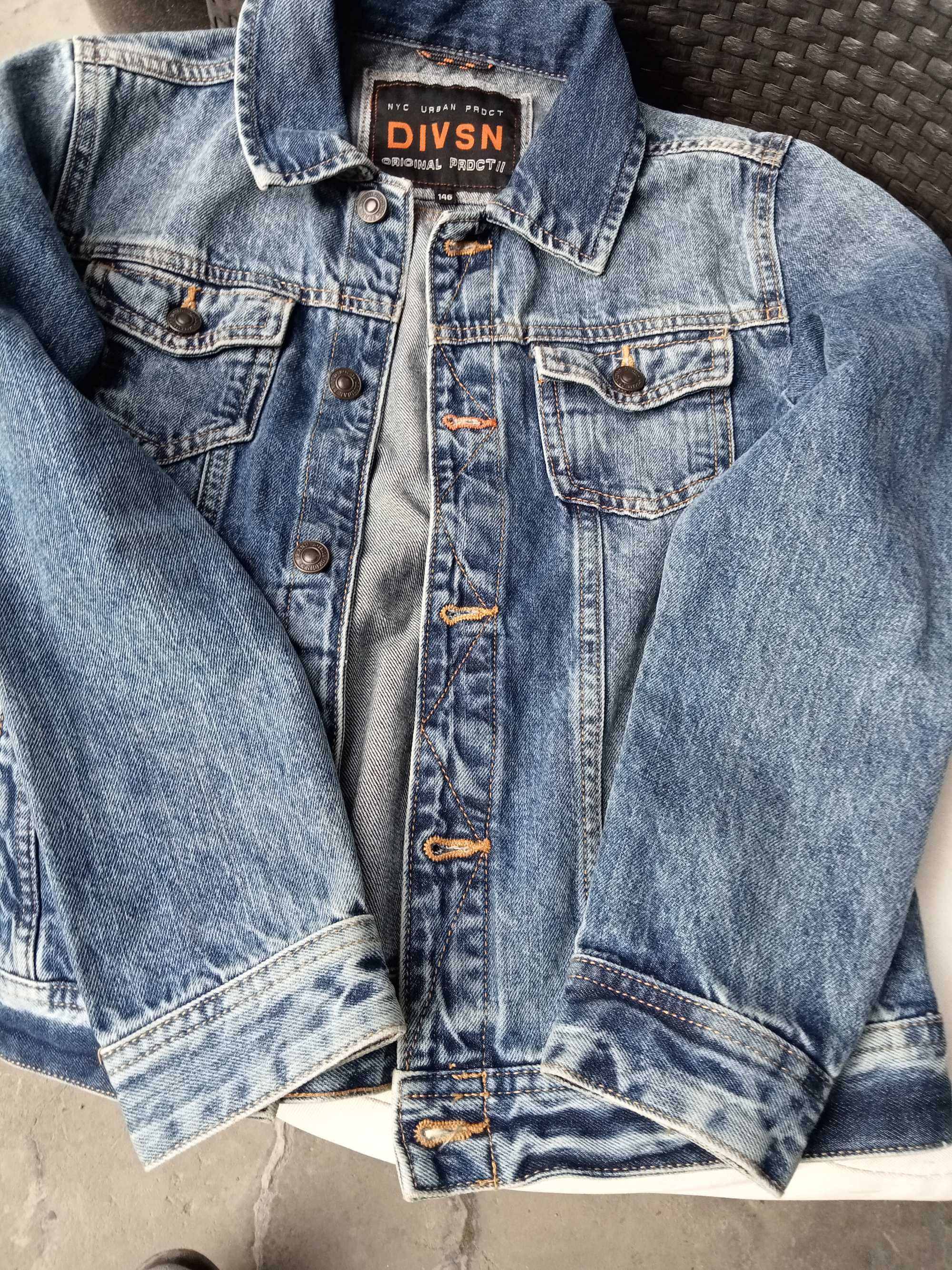kurtka jeansowa dla chłopca rozmiar 146 jak nowa wysyłka gratis