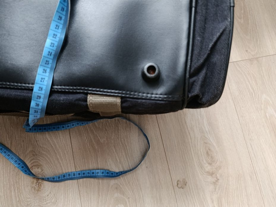 Samsonite torba podróżna weekendowa czarna popielata średniej wielkośc