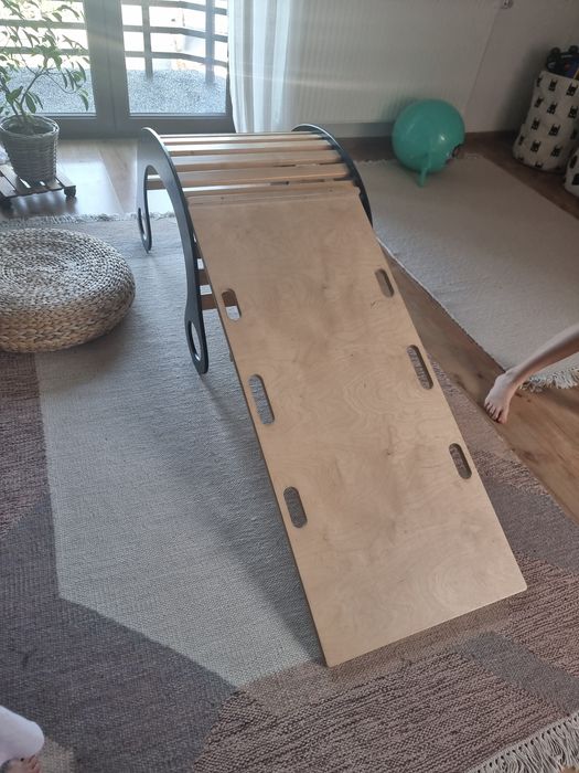 Bujak Montessori zjeżdżalnia drewniany