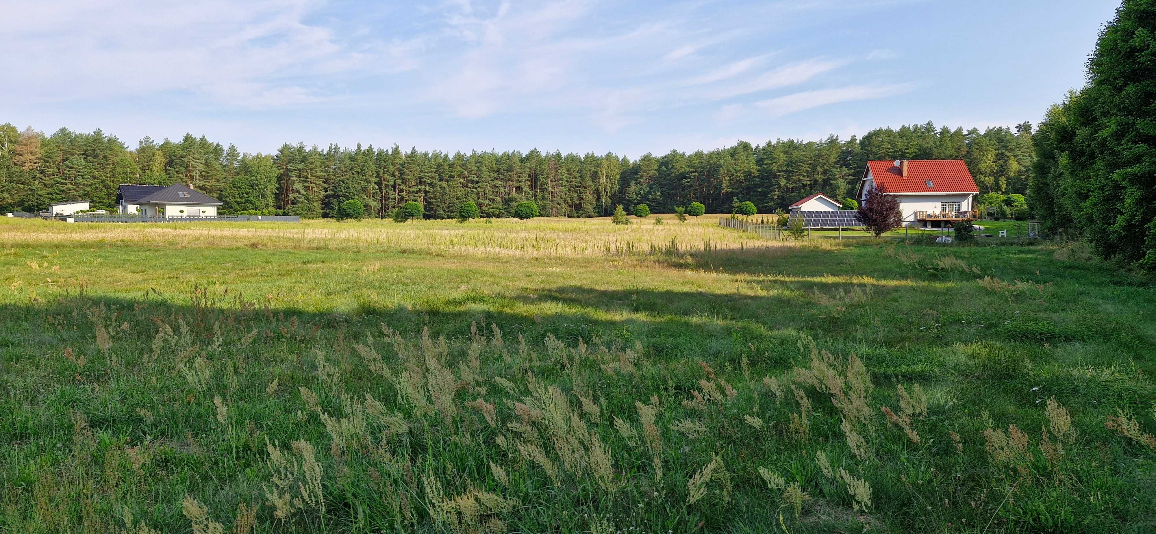 Działka 1460m2 - WZ, media, las, Huta Rypin