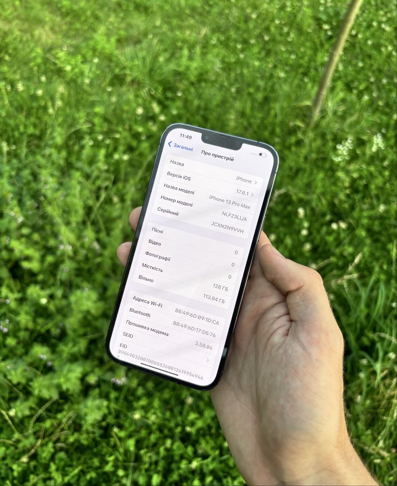 Iphone 13 Pro Max 128gb graphite Айфон 13 Про Макс 128гб