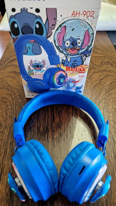 HeadPhones wireless Stitch Azuis