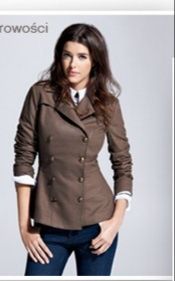 Marynarka Orsay 36 S mitarna khaki