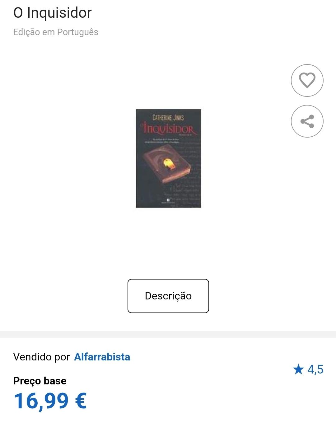 Livro O INQUISIDOR Romance  Novo Entrego em Alfragide  e Benfica 
Roma