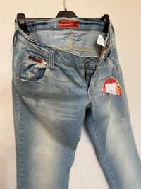 Soccx spodnie damskie Jeans szeroka nogawka dzwony nowe 31/34