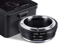 Adapter z Canon FD na Sony E-mount Nex K&F Concept