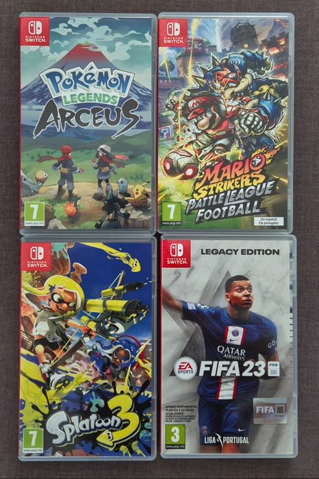Jogos Nintendo Switch - como novos