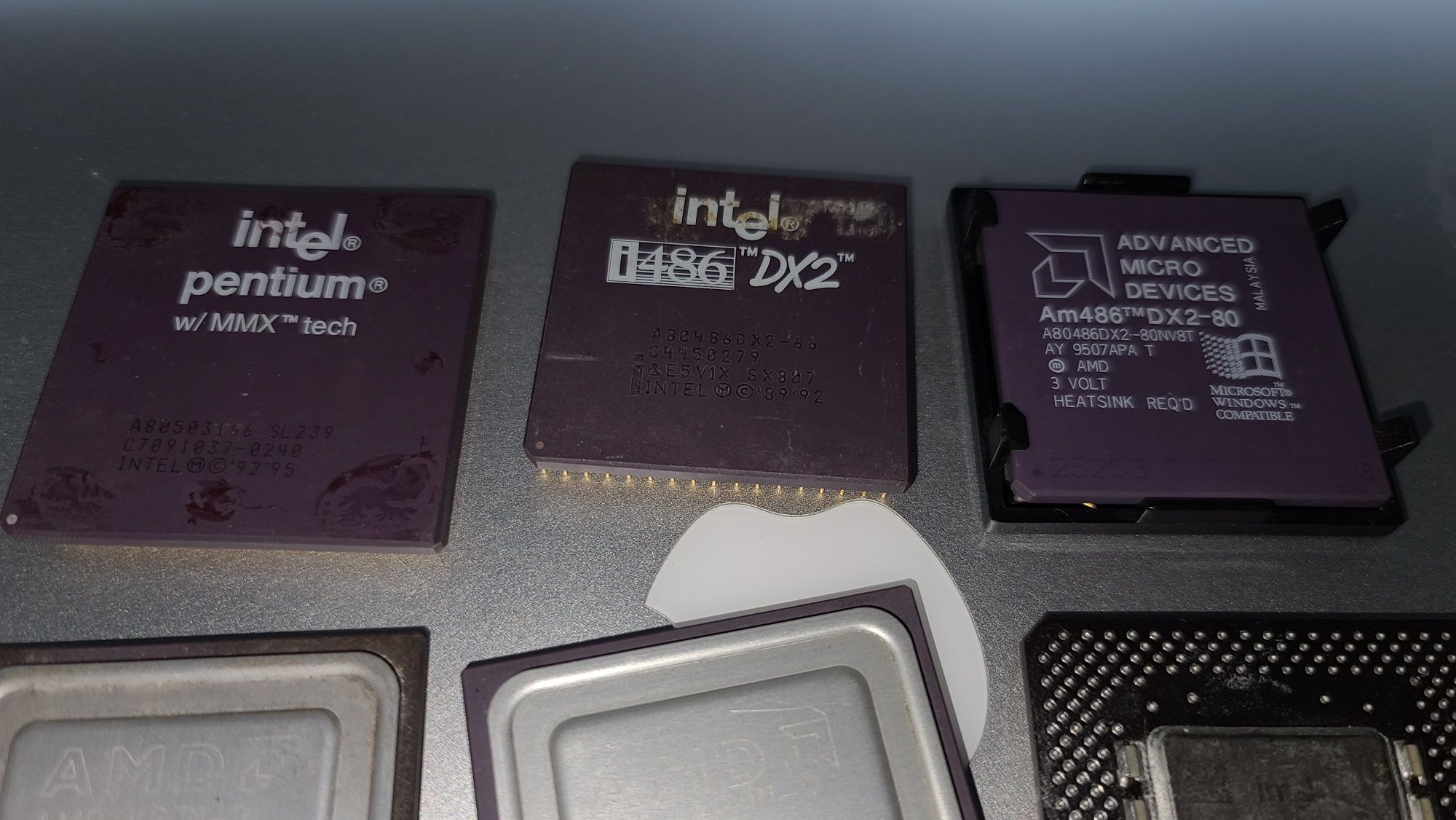 Stare procesory Intel Pentium MMX, 486, AMD, IBM Cyrix